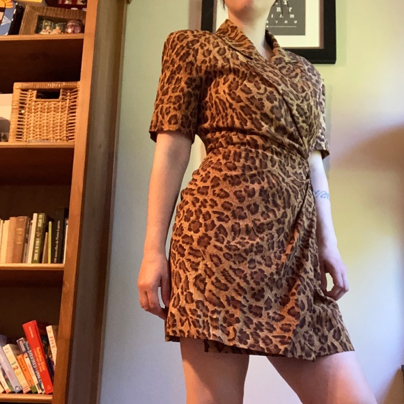 Emmanuel Ungaro dress vintage 80s leopard - Picture 1 of 4